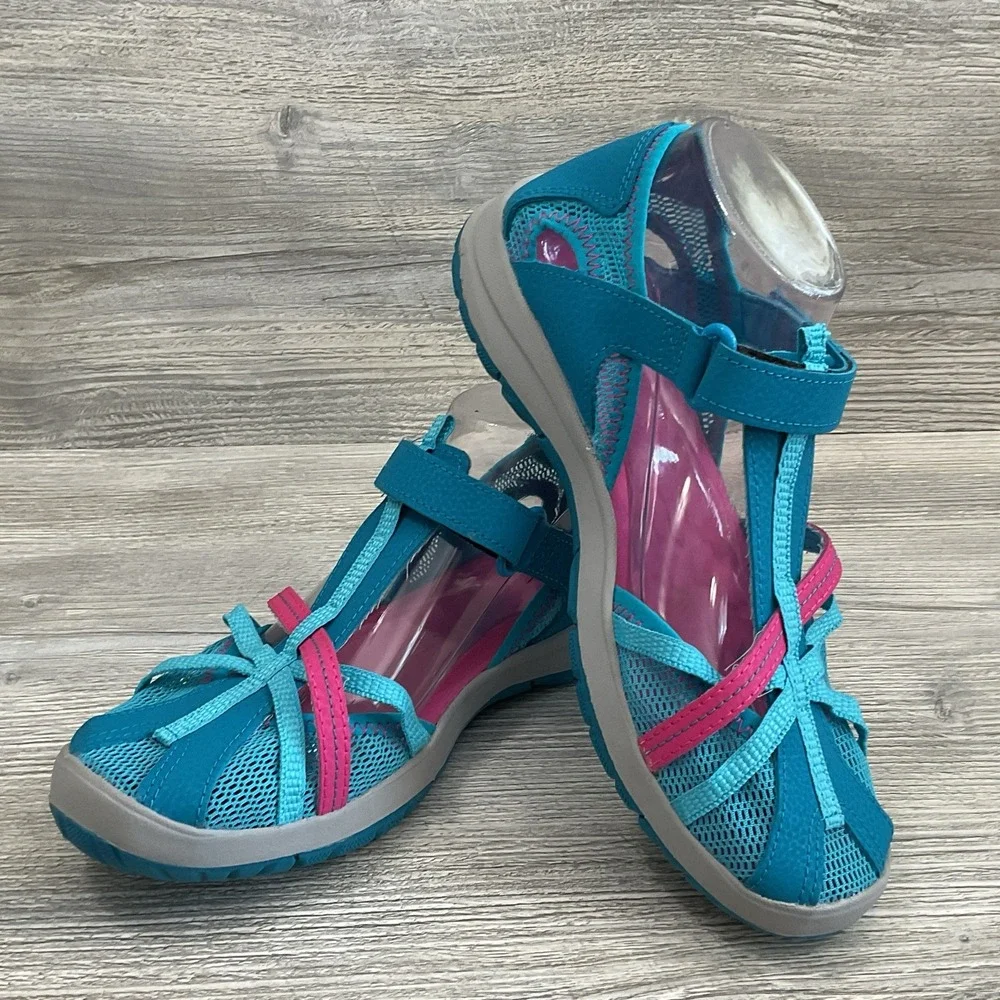 Merrell Dragonfly Sports Sandals Kids Youth Girls MK164456 Turquoise Size 7 M